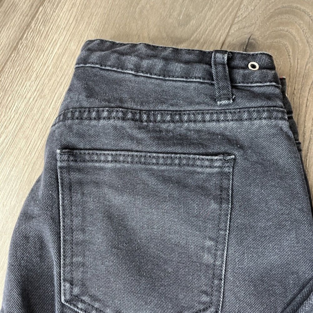 Shein Jeans Womens M Black Jeans Stainless Gromets Wide Leg Zip Button Pockets - Picture 4 of 10